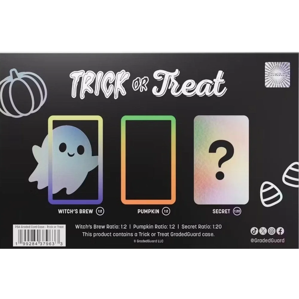 GradedGuard Trick or Treat Mystery Card Case‎ Halloween Limited Edition